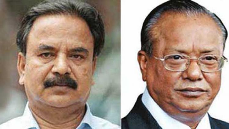 Combination of file photos shows BNP leaders Gayeshwar Chandra Roy and Abdul Awal Mintoo.