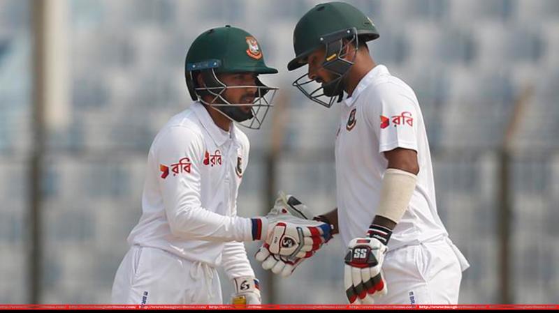 Liton Das and Mominul Haque forged a crucial partnership against Sri Lanka in Chittagong (Photo: AP)