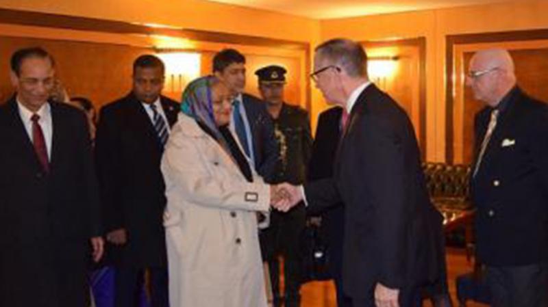 Prime Minister Sheikh Hasina arrives in Rome