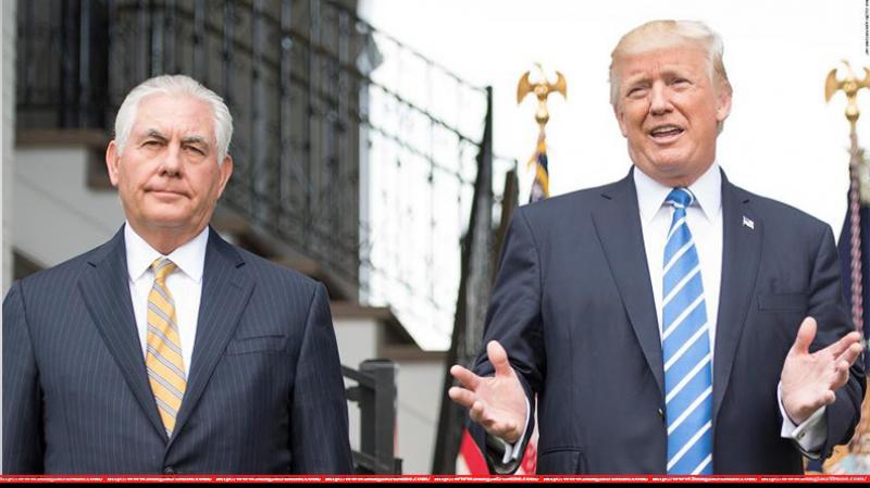 Rex Tillerson (Left) - Donald Trump (Right)