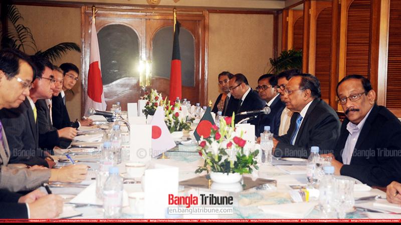 Mahmood-Kono meeting in Dhaka on Nov 19, 2017.