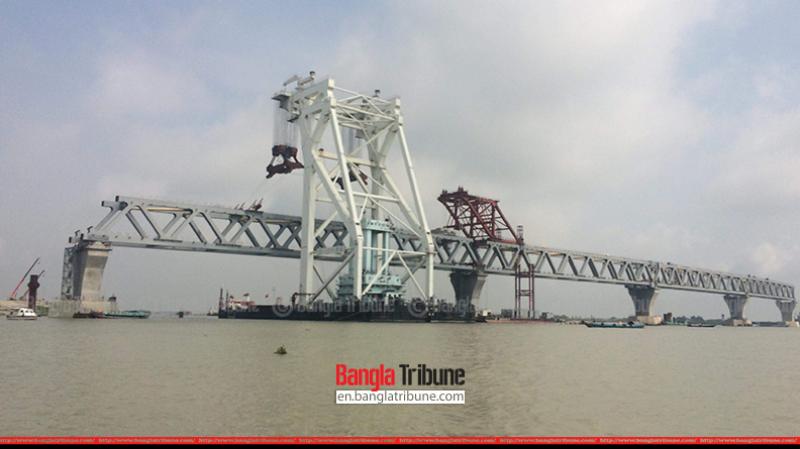 About 60 percent work of the Padma bridge has been completed, according to the government’s Economic Relations Division.