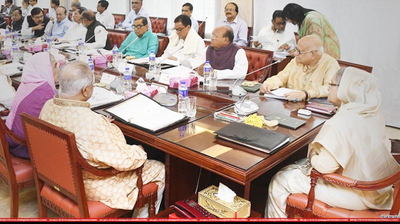 Prime Minister Sheikh Hasina at Cabinet meeting on Monday.