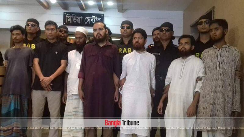 Security forces arrest seven ‘active operatives’ of the group during raids at different parts of Dhaka.