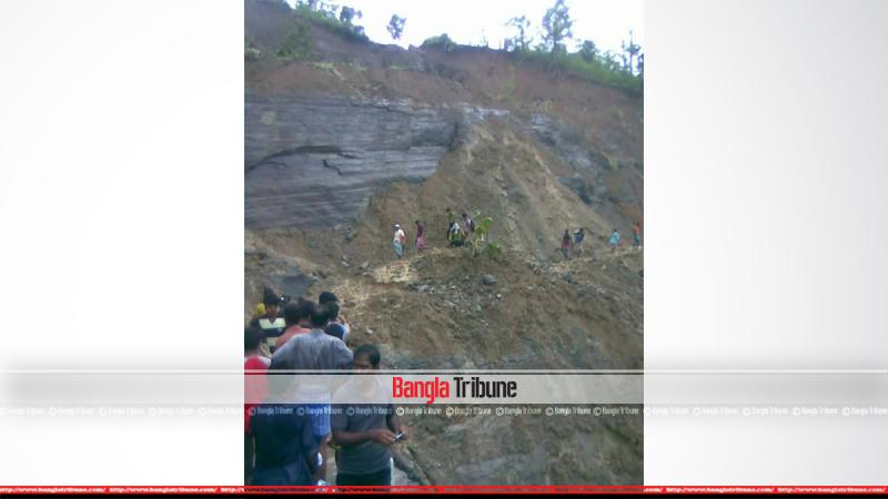 Heavy rain triggered landslides in different areas