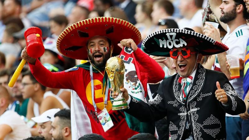 World Cup - Group F - South Korea vs Mexico - Rostov Arena, Rostov-on-Don, Russia - June 23, 2018 Mexico fans during the match REUTERS