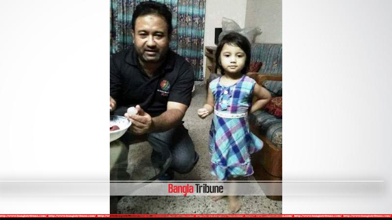 Raifa, the daughter of Dainik Samokal Chattogram Bureau Senior Correspondent Rubel Khan, was admitted to the hospital on Thursday with cold and throat ache.