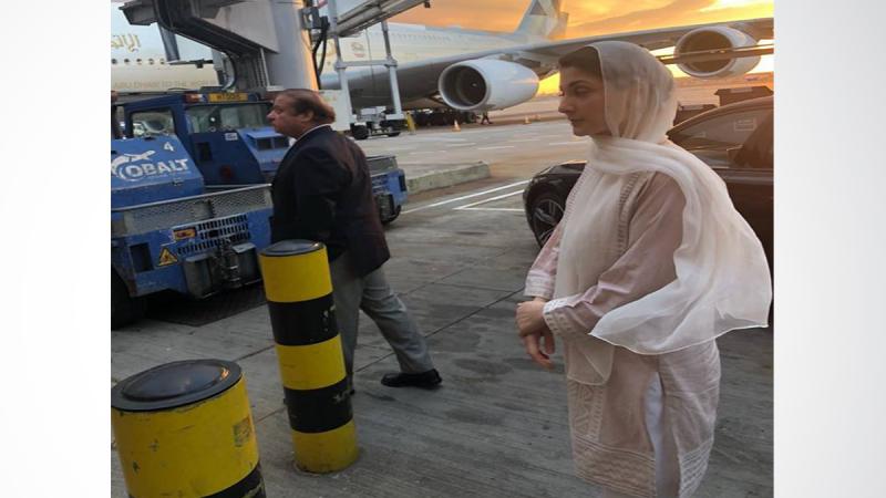 Nawaz and Maryam will be arrested on their arrival at Lahore airport from where they will be taken to Islamabad by helicopter so that they can be sent to Adiala jail for imprisonment. Twitter