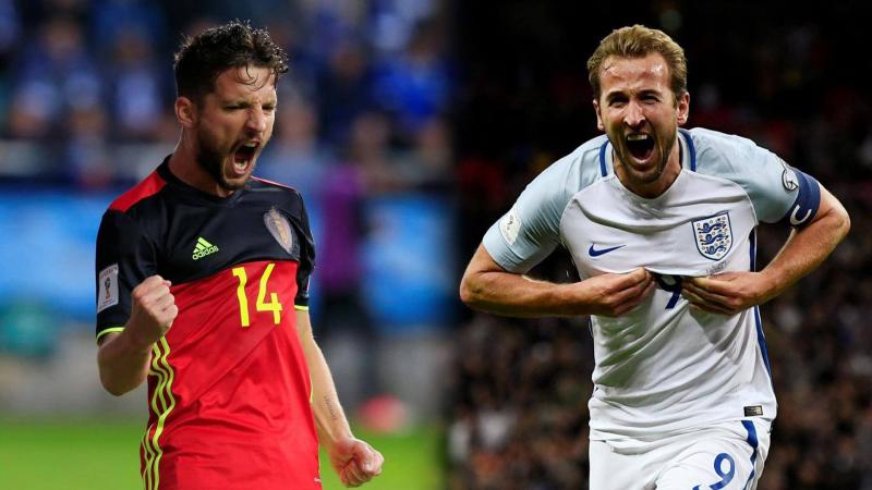 Belgium - England clash. REUTERS