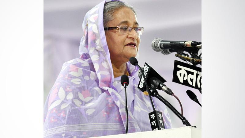 Prime Minister and Awami League chief Sheikh Hasina was addressing a reception for her at Dhaka’s Suhrawardy Udyan on Saturday (July 21).