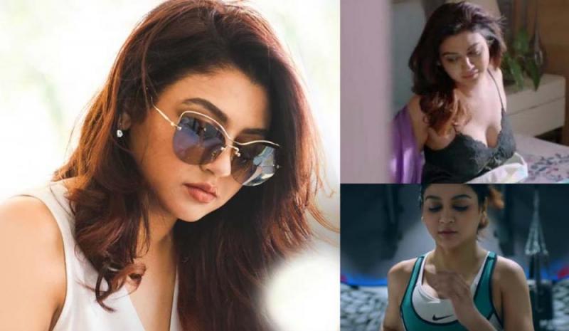 Combination of still images taken from YouTube trailer shows Jaya Ahsan in the movie ‘Crisscross’.