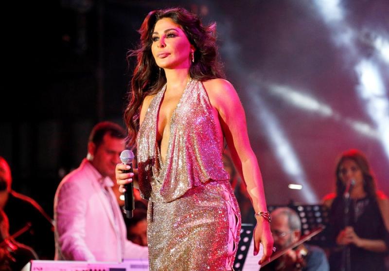 Lebanese pop singer Elissa performs at Beirut waterfront, Lebanon August 10, 2018. REUTERS