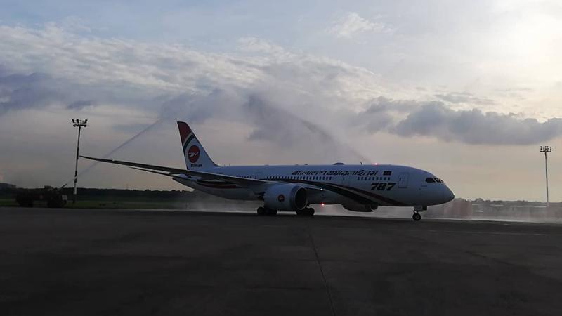Biman Bangladesh Airlines’ first Boeing Dreamliner 787-8