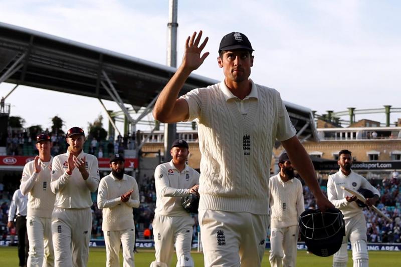 England`s Alastair Cook leaves the pitch at the end of play at Kia Oval, London, Britain on Sept 10, 2018. REUTERS
