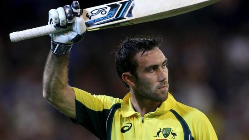 Australia`s Glenn Maxwell acknowledges the crowd after being dismissed for 96 against India during their One Day cricket match at the Melbourne Cricket Ground, January 17, 2016. REUTERS