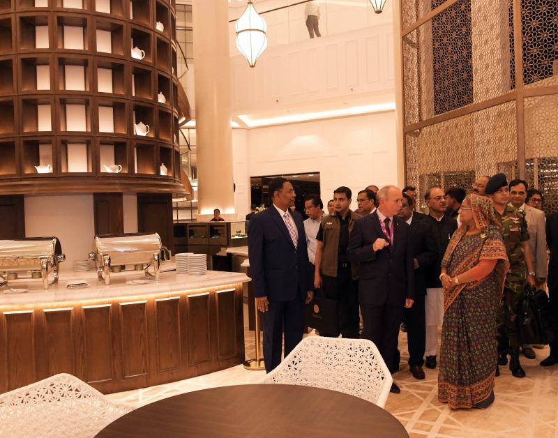 Prime Minister Sheikh Hasina visits after inaugurating ‘InterContinental Dhaka` on Thursday (Sept 13). PHOTO/PID