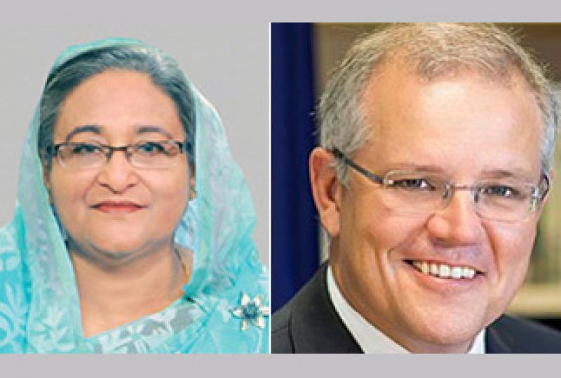 Bangladesh Prime Minister Sheikh Hasina – Australia Prime Minister Scott John Morrison.