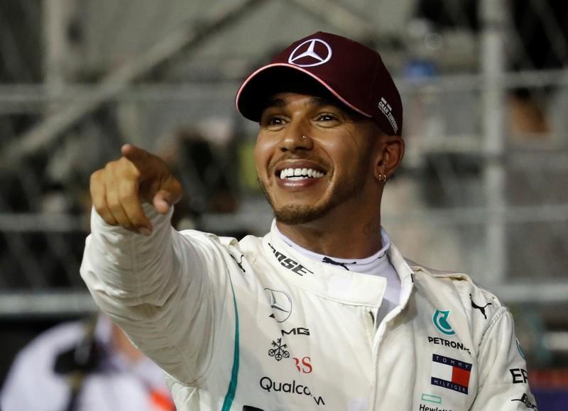 Mercedes` Lewis Hamilton. REUTERS