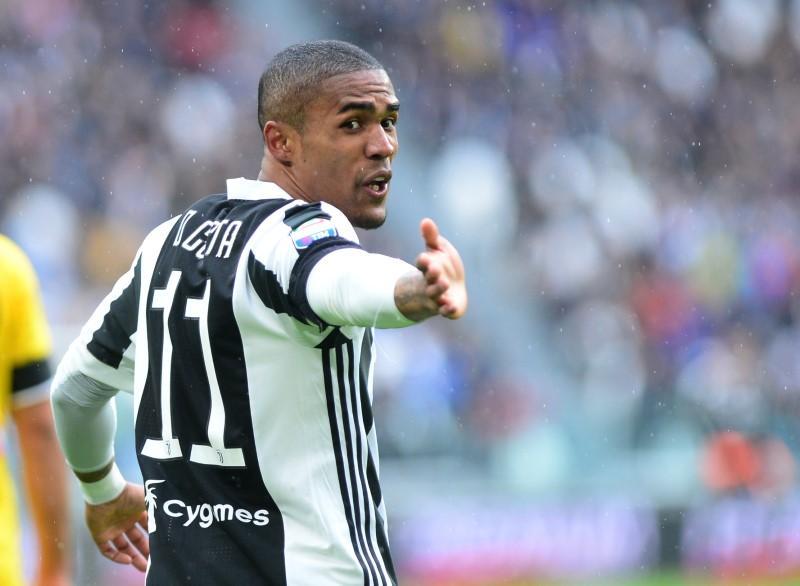 Douglas Costa during a match against Udinese Calcio at Allianz Stadium, Turin, Italy on March 11, 2018. REUTERS