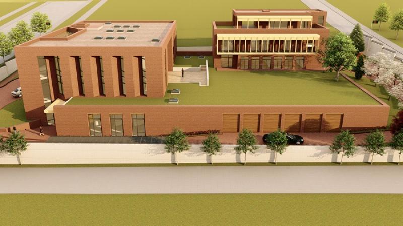 Design of the chancery complex.