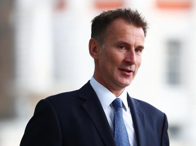 Britain`s Foreign Secretary Jeremy Hunt arrives at the Foreign Office in Westminster, London, September 10, 2018. REUTERS/FILE PHOTO