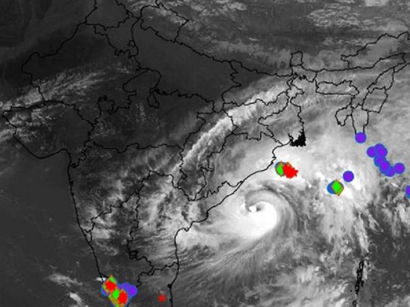 Cyclone Titli updates PHOTO/India Meteorological Department