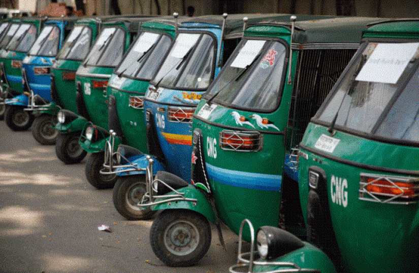 CNG autorickshaw. File Photo