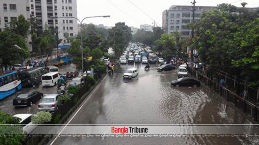 Heavy rainfall halted the regular pace in the city on May 21.