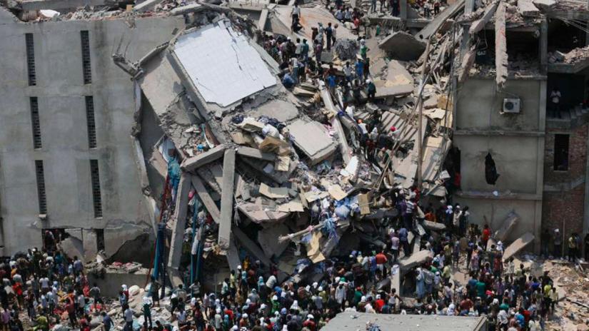 At least 1,135 people were killed and over 2,500 injured when the eight-storey Rana Plaza building, housing five garment factories, at Savar on the outskirts of capital Dhaka collapsed on Apr 24, 2013.