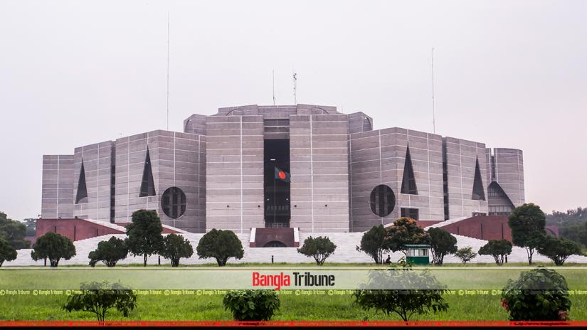 National Parliament House of Bangladesh. BANGLATRIBUNE/Sazzad Hossain