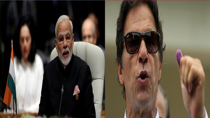 Indian Prime Minister Narendra Modi (left) and Imran Khan (right). Photo: REUTERS