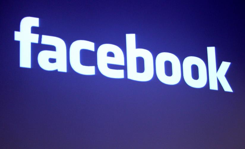 The Facebook logo at Facebook headquarters in Palo Alto. File Photo.REUTERS