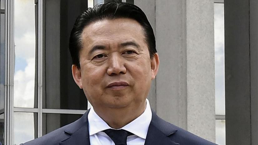 INTERPOL President Meng Hongwei poses during a visit to the headquarters of International Police Organisation in Lyon, France, May 8, 2018. REUTERS/FILE PHOTO