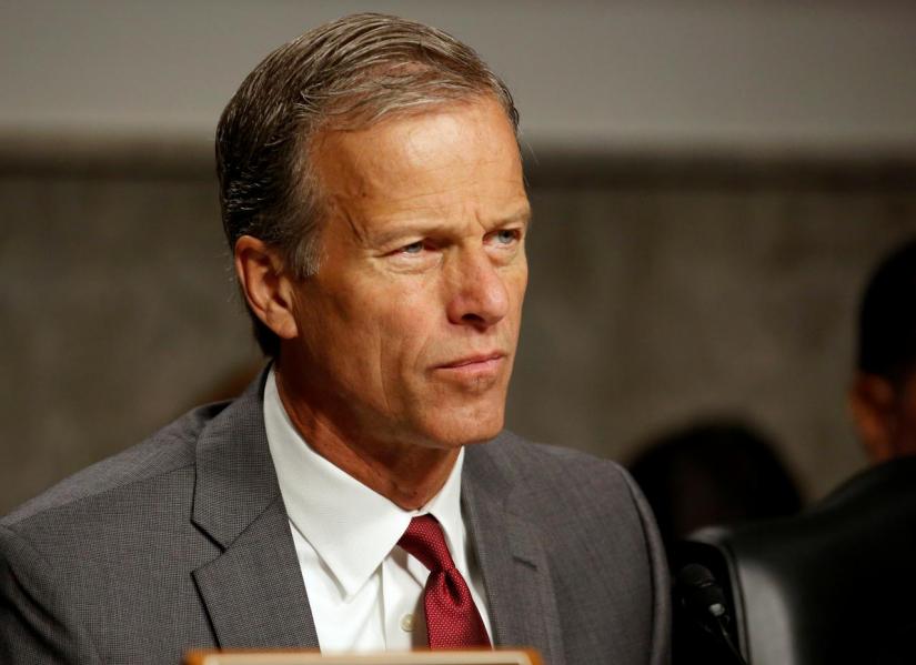 Senator John Thune (R-SD) questions executives from AT&T, Amazon, Google, Apple and Twitter on safeguards for consumer data privacy in Washington, US, Sept 26. REUTERS/File Photo