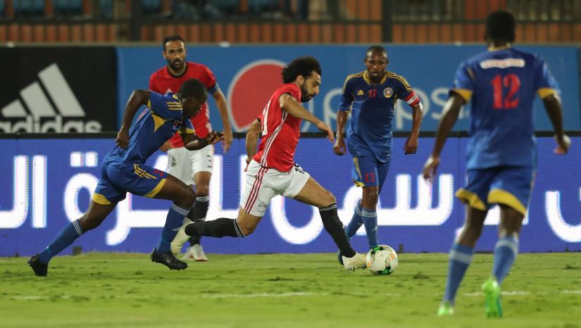 Egypt`s Mohamed Salah in action during a match against Swaziland in the African Nations Cup Qualifier at Al-Salam Stadium, Cairo, Egypt, Oct 12. REUTERS