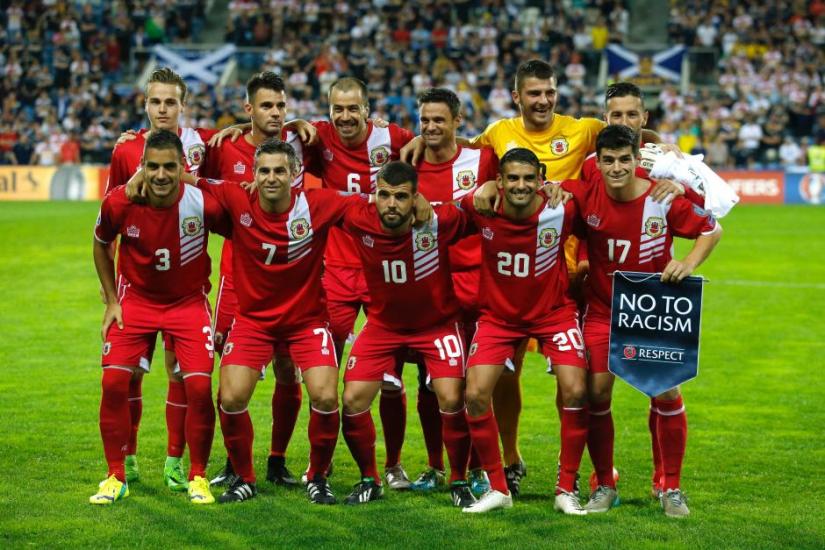 It was the first time Gibralta won a match other than a friendly since joining UEFA in 2013. REUTERS/file photo