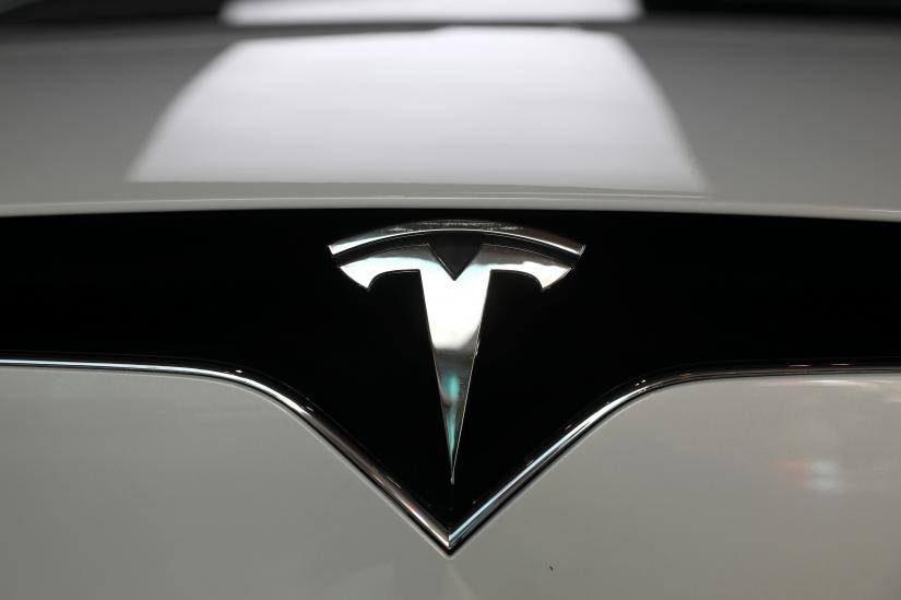 A Tesla logo is seen in Los Angeles, California U.S. January 12, 2018. REUTERS  FILE PHOTO