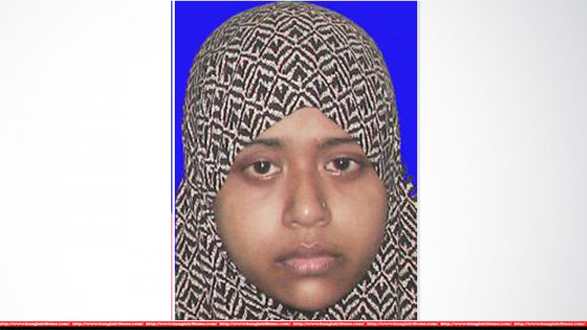 File photo shows Aklima Akter Moni, who was killed along Adbullah Al Bangali, on Tuesday during a SWAT operation in Narsingdi.