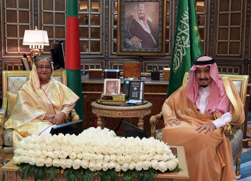 Prime Minister Sheikh Hasina meets with Saudi King Salman bin Abdulaziz Al Saud at Royal Palace in Riyadh on Oct 17, 2018. FOCUS BANGLA/File Photo