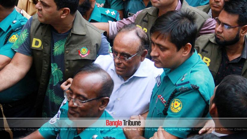 Police produced Mainul Hosein in court on Tuesday (Oct 23) following his arrest the previous day.