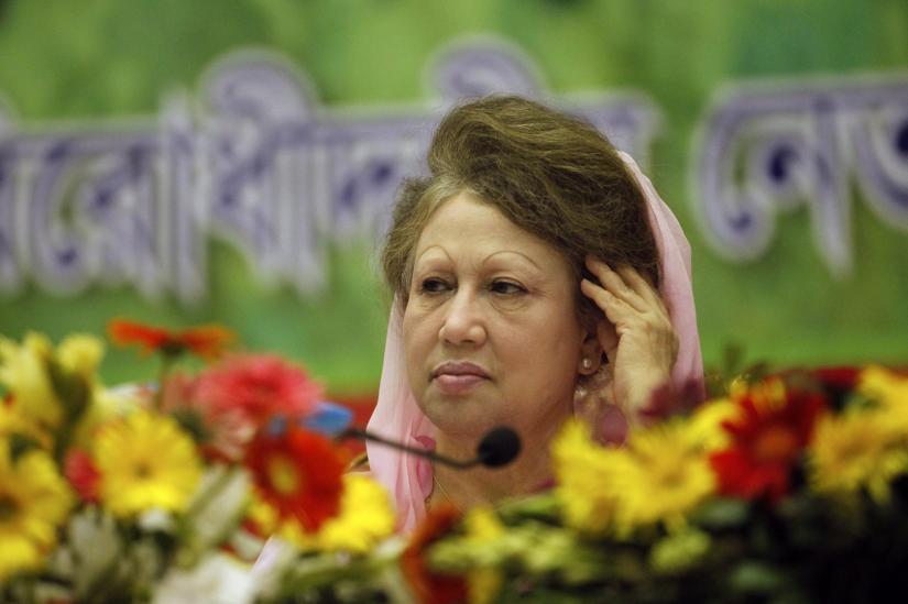 Former prime minister and BNP Chairperson Khaleda Zia is seen at party rally in this 2013 photo. REUTERS 