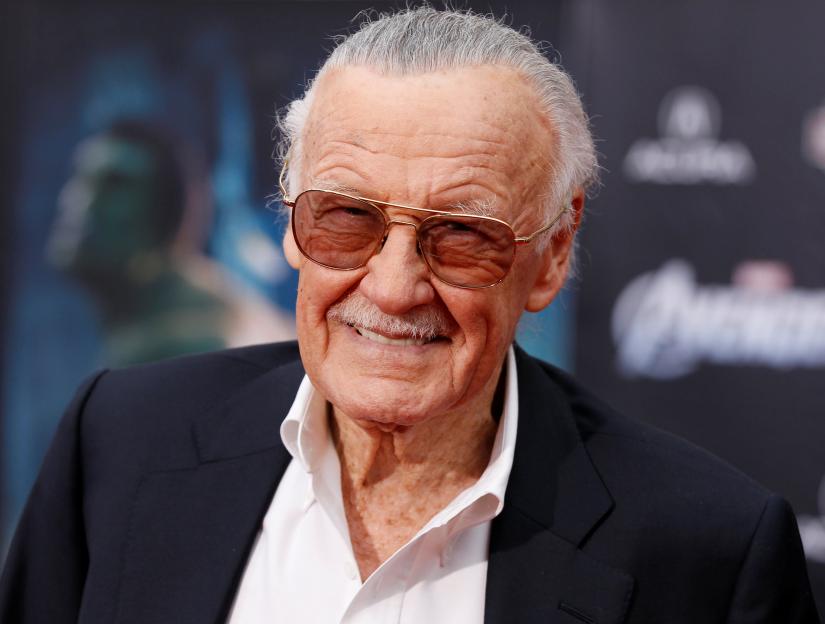 Comic book creator and executive producer Stan Lee poses at the world premiere of the film 'Marvel's The Avengers' in Hollywood, California, April 11, 2012. REUTERS