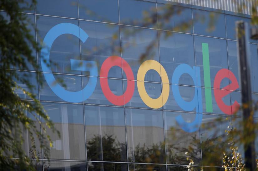 A Google logo is seen at the company`s headquarters in Mountain View, California, U.S., November 1, 2018. REUTERS/FILE PHOTO