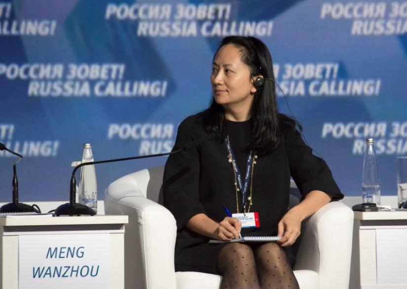 Meng Wanzhou, Executive Director of the Chinese technology giant Huawei, attends a session of the VTB Capital Investment Forum `Russia Calling!` in Moscow, Russia on Oct 2, 2014. REUTERS/FILE PHOTO
