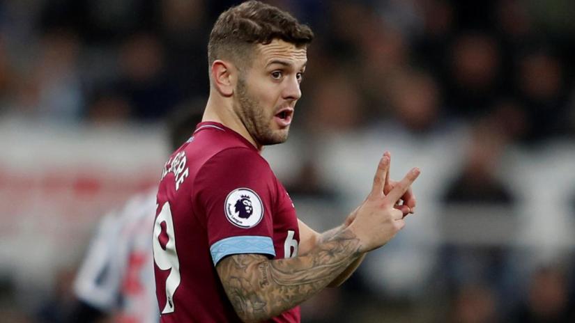 West Ham`s Jack Wilshere gestures after being substituted against Newcastle United at St James` Park, Newcastle, Britain on Dec 1, 2018. REUTERS