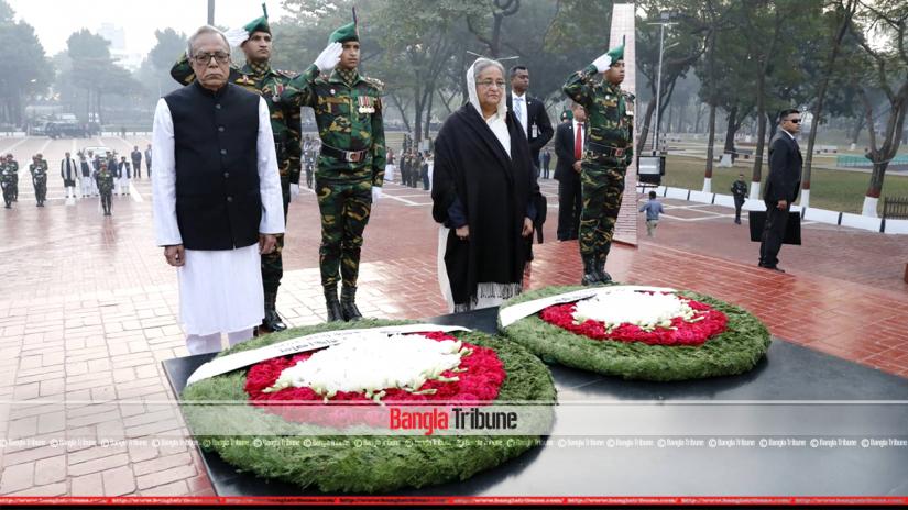 President Abdul Hamid and Prime Minister Sheikh Hasina have paid tributes to the martyred intellectuals on the occasion of the Martyred Intellectuals Day.