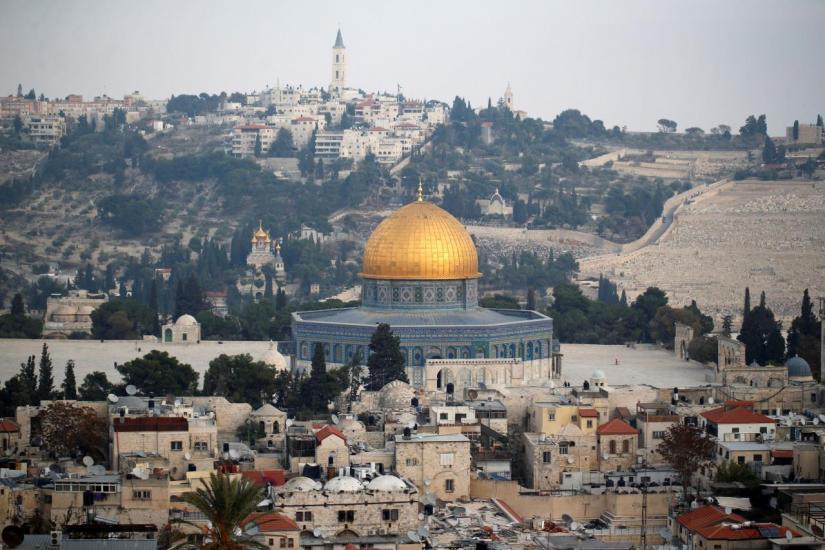 A general view shows part of Jerusalem`s Old City and the Dome of the Rock December 5, 2017 REUTERS/file photo