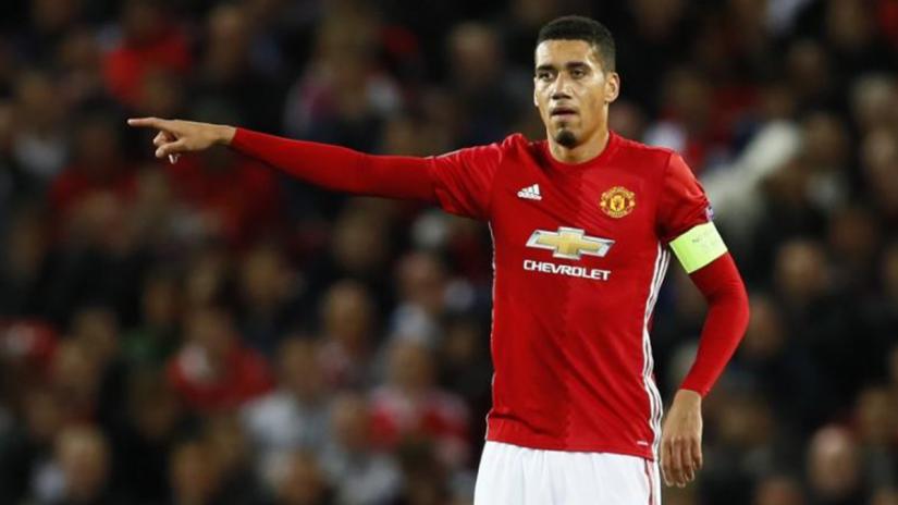 Manchester United`s Chris Smalling. Reuters/File photo