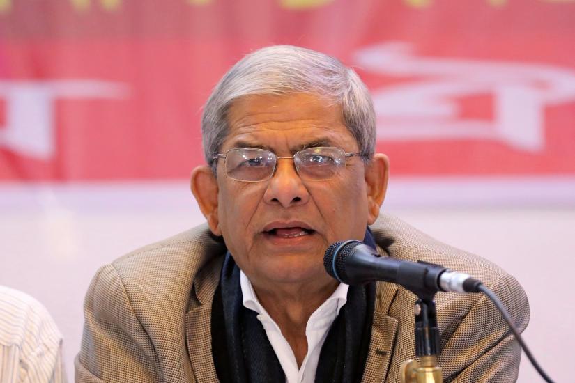 Mirza Fakhrul Islam Alamgir, secretary general of the Bangladesh Nationalist Party (BNP), is pictured during a media briefing in Dhaka, Bangladesh, December 17, 2018. REUTERS