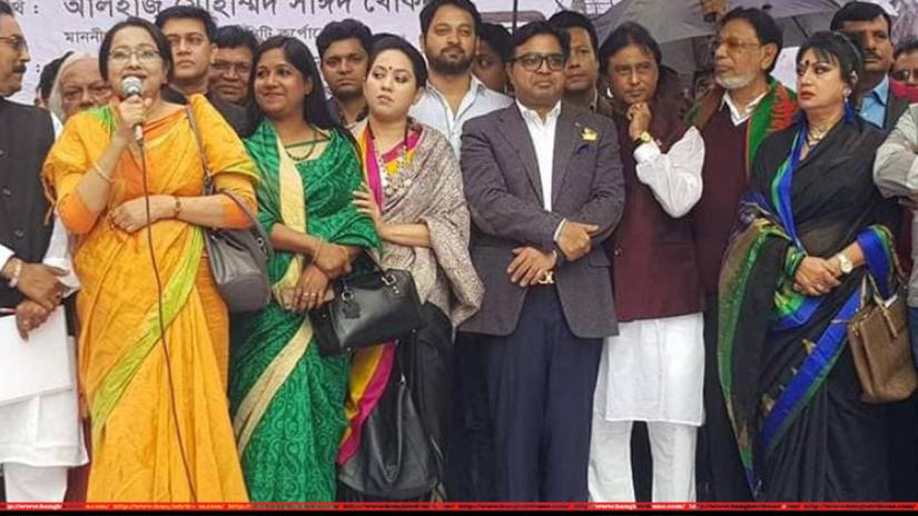 Celebrities glam up Awami League's polls campaign